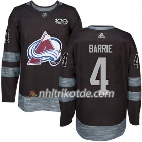 Colorado Avalanche Trikot Tyson Barrie 4 1917-2017 100th Anniversary Adidas Schwarz Authentic - Herren